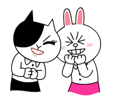 Cony and Jessica: Girls Night Out sticker #4824608