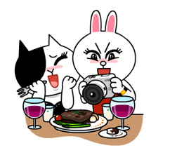 Cony and Jessica: Girls Night Out sticker #4824609