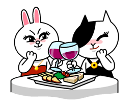 Cony and Jessica: Girls Night Out sticker #4824611
