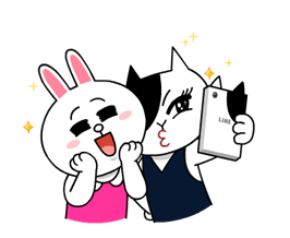 Cony and Jessica: Girls Night Out sticker #4824613