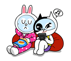 Cony and Jessica: Girls Night Out sticker #4824615