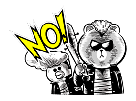 LINE Characters: Hamming It Up sticker #5607188