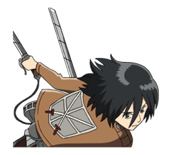 Moving! Attack on Titan sticker #6622238