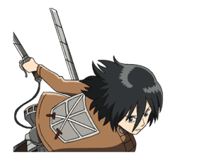 Moving! Attack on Titan sticker #6622238