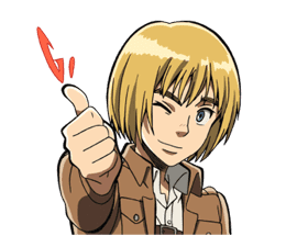 Moving! Attack on Titan sticker #6622244