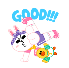 LINE Characters: Party Time sticker #6829297