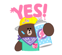 LINE Characters: Party Time sticker #6829300