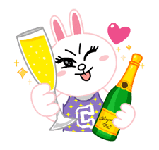 LINE Characters: Party Time sticker #6829301