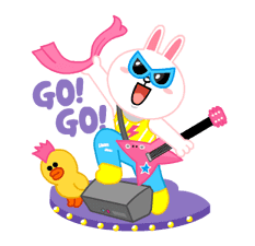 LINE Characters: Party Time sticker #6829313