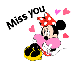 Lovely Mickey and Minnie sticker #7432703