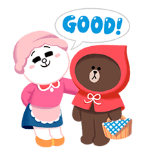 LINE Friends: Fairy Tales sticker #7670743