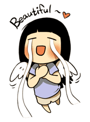 Smile Brush sticker #2163