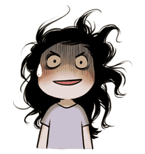 Smile Brush sticker #2169