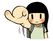 Smile Brush sticker #2173