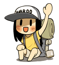 Smile Brush sticker #2185