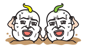 Daikon Bros sticker #2718