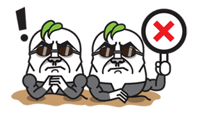 Daikon Bros sticker #2729
