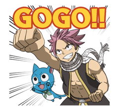 FAIRY TAIL Action Stickers! sticker #10346448