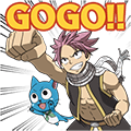 FAIRY TAIL Action Stickers!