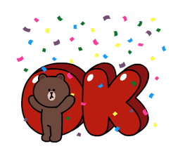 Brown and Cony Fun Size Pack sticker #11088016