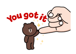 Brown and Cony Fun Size Pack sticker #11088023