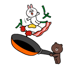 Brown and Cony Fun Size Pack sticker #11088028