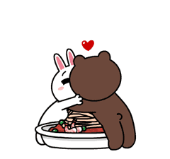 Brown and Cony Fun Size Pack sticker #11088031