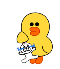 Brown and Cony Fun Size Pack sticker #11088033