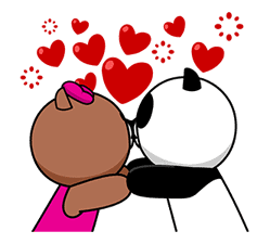 CHOCO & Pangyo's Love Punch sticker #12623017