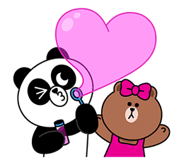 CHOCO & Pangyo's Love Punch sticker #12623019