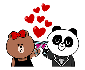 CHOCO & Pangyo's Love Punch sticker #12623026