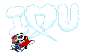 CHOCO & Pangyo's Love Punch sticker #12623029