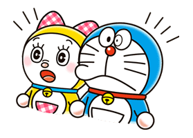 Doraemon & Dorami sticker #14643