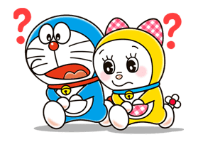 Doraemon & Dorami sticker #14644