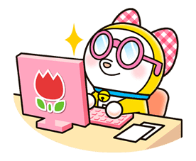 Doraemon & Dorami sticker #14650