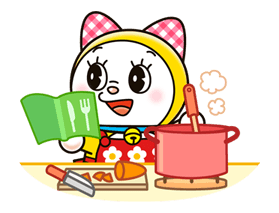 Doraemon & Dorami sticker #14652