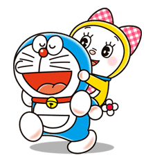 Doraemon & Dorami sticker #14657