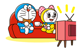 Doraemon & Dorami sticker #14658