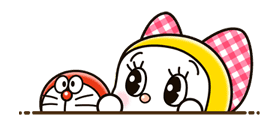Doraemon & Dorami sticker #14663