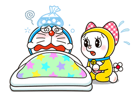 Doraemon & Dorami sticker #14668
