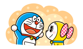 Doraemon & Dorami sticker #14670