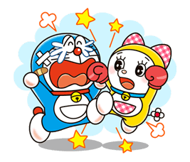 Doraemon & Dorami sticker #14673