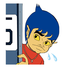 Humanoid Monster Bem sticker #17074