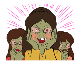 Humanoid Monster Bem sticker #17075