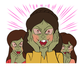 Humanoid Monster Bem sticker #17075