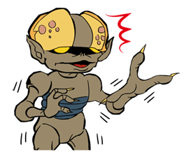 Humanoid Monster Bem sticker #17077