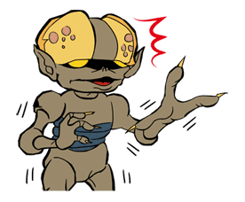 Humanoid Monster Bem sticker #17077