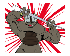 Humanoid Monster Bem sticker #17086