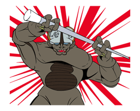 Humanoid Monster Bem sticker #17086