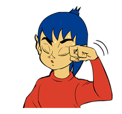 Humanoid Monster Bem sticker #17089